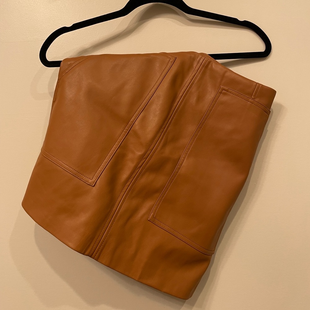Leather skirt